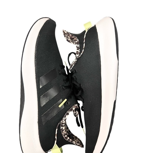 Adidas Cloudfoam Pure Women’s Sneakers Black/Pulse Lime IG3150 Running Shoes. - Picture 4 of 4
